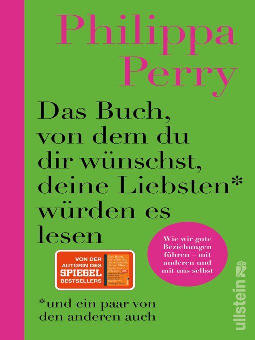 Title details for Das Buch, von dem du dir wünschst, deine Liebsten würden es lesen (und ein paar von den anderen auch) by Philippa Perry - Wait list